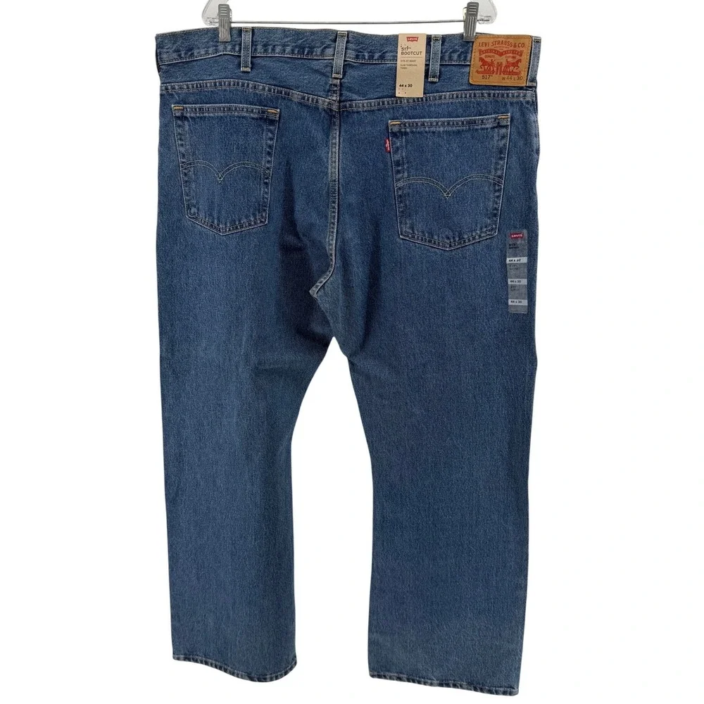 Levis 517 Bootcut Jeans Mens 44x30 Medium Wash Blue Denim 00517-4891 NWT